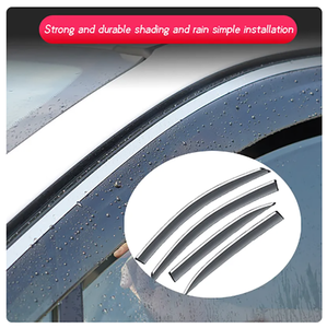 Accessoires d'extérieur de voiture Déflecteur de pluie <span class=keywords><strong>Bande</strong></span> décorative noire commune Convient pour Toyota RAV4 2020 <span class=keywords><strong>Pare</strong></span>-<span class=keywords><strong>soleil</strong></span> de fenêtre latérale - Product Image 4