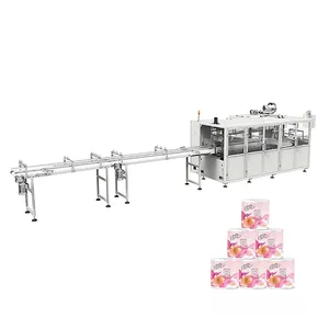 Toilet Paper Packaging Packing Roll Tissue Wrapping Machine