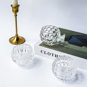 <span class=keywords><strong>Scandinave</strong></span> lumière luxe accessoires de mariage verre cristal <span class=keywords><strong>Vintage</strong></span> romantique bougies maison salle à manger table chandelier - Product Image 3