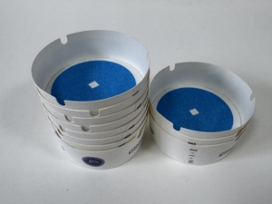 Custom Logo Round <b>Paper</b> Cigarette Ash Container Eco-friendly Disposable for Hotel Restaurant Home smoking receptacle classic - Product Image 5