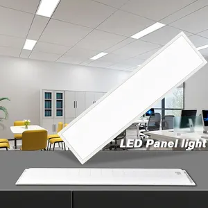 वाणिज्यिक कार्यालय की इमारत 36w 48w 60w 300x1200mm 600x600mm 60x60cm 595x595mm वर्ग बैकलिट पैनल प्रकाश का नेतृत्व किया