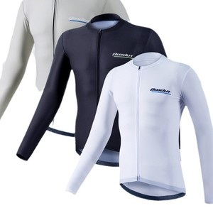 Maillot de cyclisme pour homme BaoDun, manches longues, fermeture éclair, haute élasticité, respirant, évacuation de l'humidité, pour vélo de route, vêtements de plein air - Product Image 2