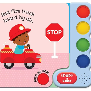 Livre cartonné OEM Factory Babies Love Colors (Pop-A-Sound) avec 4 boutons Pop-It en silicone et 20 sons - Apprentissage précoce pour les 0-6 ans - Product Image 1