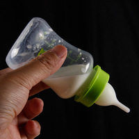 Ensemble de 4 biberons pour animaux de compagnie, fournitures pour animaux de compagnie pour l'alimentation en lait et en eau des chiots et chatons nouveau-nés, en stock, vente en gros