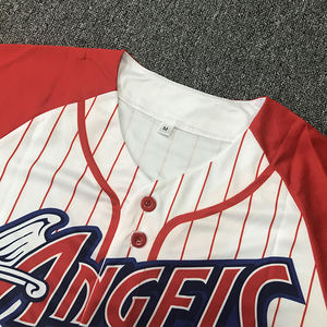 Vente en gros de vêtements de baseball personnalisés motif de couleur par sublimation maillot de baseball bon marché pour jeunes - Product Image 5