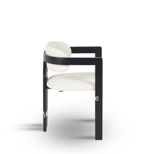 Sedie <span class=keywords><strong>da</strong></span> <span class=keywords><strong>Pranzo</strong></span> di Classico Design Italiano Sedia <span class=keywords><strong>da</strong></span> <span class=keywords><strong>Pranzo</strong></span> <span class=keywords><strong>in</strong></span> Legno Massello di Frassino Poltrona Imbottita <span class=keywords><strong>in</strong></span> <span class=keywords><strong>Pelle</strong></span> e Tessuto per Ristorante - Product Image 5