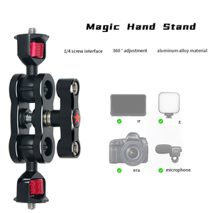 <span class=keywords><strong>360</strong></span> Độ Xoay Hợp Kim Nhôm Đa Chức Năng Ma Thuật Cánh Tay Bóng Đầu Cài Đặt Máy Tính Để Bàn Máy Ảnh Cua Clip Nhiếp Ảnh Khung - Product Image 5