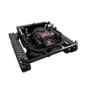 Tondeuse robot hybride sur chenilles télécommandée Black Warrior 608cc Loncin 1000W*2 800mm pour pente de 70 degrés <span class=keywords><strong>Ferme</strong></span> solaire Nouveau - Product Image 2