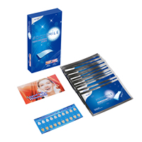 Smilkit 28/14Pcs Strip Pemutih Gigi Label Pribadi Canggih
