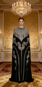 Abito da sera di lusso con perline e diamanti, Abaya modesta da donna musulmana, Vestito da banchetto mediorientale Dubai Nuovo 2026 <span class=keywords><strong>per</strong></span> donne musulmane - Product Image 4