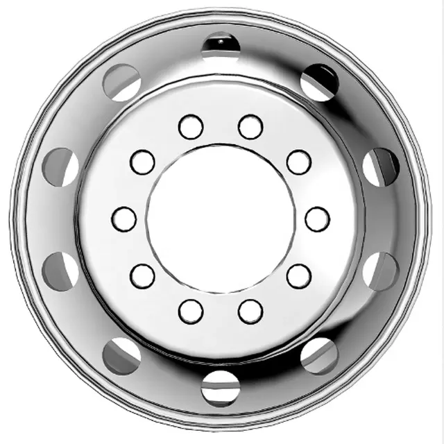 Gesmeed Aluminium Truck Velg Voor De Bandenmaat 24.5x8.25