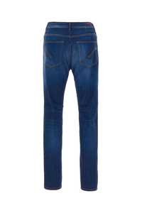 Excelente oferta Diseñador Dondup Dian Blue Denim Stretch Jeans Logotipo metálico bordado en la parte posterior - Product Image 2