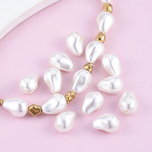 Venta Directa de Fábrica, Perlas de Imitación Barrocas, Perlas Sueltas Irregulares en Forma de Lágrima para Hacer Joyería, Collares y Pulseras - Product Image 3