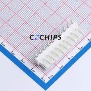 W396110K-10PY2113 Wire-to-<b>Board</b> <b>Pin</b> Header Bent Lead Through Hole,P=3.96mm Connector 1x10P 3.96mm Right Angle Insert VH - Product Image 1