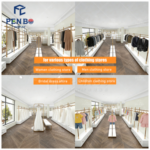 Diseño de Interiores de Tienda de Vestidos de Novia de Alta Gama, Muebles Personalizados para Sala de Exhibición de Novias, Exhibidores de Ropa de Lujo - Product Image 5
