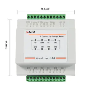 Smart-48VDC lampu listrik Digital pengukur konsumsi daya Watt energi untuk stasiun pangkalan telekomunikasi