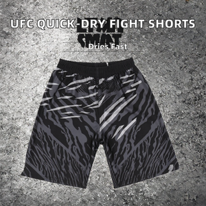Pantalones Cortos de MMA de Secado Rápido, Transpirables, de Poliéster, con Cintura Elástica, para Entrenamiento de Boxeo, Muay Thai y Artes Marciales - Product Image 2
