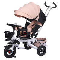 Poussette pliable portable pour enfants, avec position allongée et assise, pour bébé, type vélo