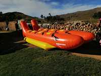 Jeux aquatiques gonflables WINSUN pour le team building, Dragon Fish, Banana Boats, jeux aquatiques gonflables pour parc, jeux aquatiques gonflables remorquables