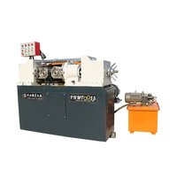 Machine à rouler les filets hydraulique automatique robuste pour barres d'acier de grand diamètre, utilisée pour la fabrication de boulons haute résistance