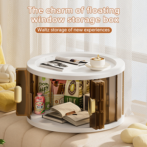 Nhựa lưu trữ trong suốt <span class=keywords><strong>box</strong></span> với Vòng container Stackable Heavy Duty hộp lớn với nắp - Product Image 3