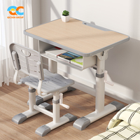 Ensemble table et chaises à prix direct usine pour sessions d'étude, adultes, étudiants, salle d'apprentissage, design simple et minimaliste pour la maison