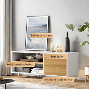 ตู้วาง<span class=keywords><strong>ทีวี</strong></span> <span class=keywords><strong>ชั้น</strong></span><span class=keywords><strong>วาง</strong></span><span class=keywords><strong>ของ</strong></span> ตู้วางอุปกรณ์สื่อ ตู้ติด<span class=keywords><strong>ผนัง</strong></span>สำหรับเก็บ<span class=keywords><strong>ของ</strong></span><span class=keywords><strong>ใต้</strong></span><span class=keywords><strong>ทีวี</strong></span> สีขาว - Product Image 6