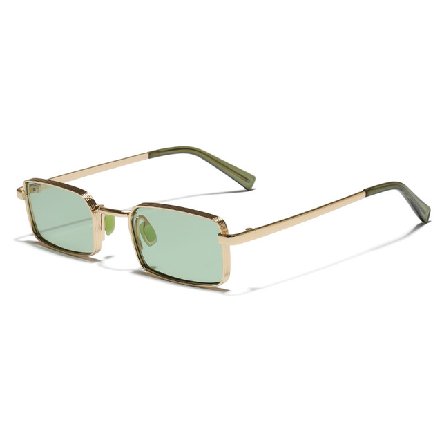 Finewell Sz3614 2026 Luxury Rectangular Sunglasses Men Women Retro Metal Frame Sun Glasses Vintage Gradient Lens Eyewear UV400