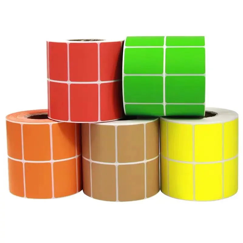 Adesivi in rotolo impermeabili personalizzati e etichette di imballaggio con design di stampa a vari colori