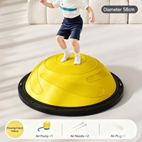 Ballon d'équilibre demi-sphérique épaissi, écologique et durable (PVC diamètre 48/58cm) pour l'entraînement de renforcement musculaire et la remise en forme - Meilleures ventes