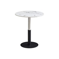 Table de bureau moderne de petite taille en blanc, design moderne, table de négociation, table de conférence pour 4 personnes en pierre
