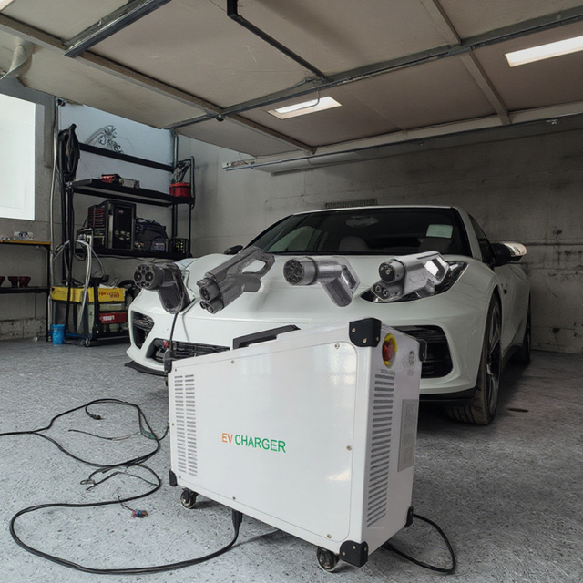 New 30KW Chademo Connector DC Portable EV Charger Level 3 Mobile Solar DC Car Charger for Electric Cars