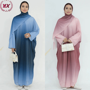 Modello Baju Gurung in stile moderno del Designer malese nuovi set modesti cielo <span class=keywords><strong>stellato</strong></span> sfumati - Product Image 2