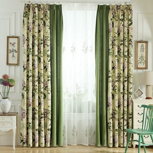 Tenda Oscurante in Cotone Stile Campagna Americana, Alta Protezione dalla Luce, Design Classico per Soggiorno - Product Image 4