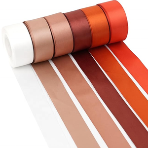 Nastro di raso di colore solido con Logo a faccia singola 1.5 pollici 100 iarde per fare rose confezioni regalo e nastri per feste di San Valentino - Product Image 3