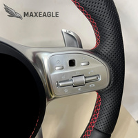 Volant en cuir personnalisé style AMG pour Mercedes-Benz Classe A/B/C/G, modèles GLA GLC GLE AMG