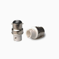 Adaptateur de douille d'ampoule B22 vers B15, convertisseur de support de lampe Swan, interrupteur de conversion B22-BA15D, base à baïonnette
