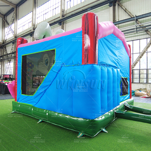 WINSUN Trampoline gonflable commercial d'extérieur pour enfants, motif lapin, couleur personnalisable, ignifuge, installation facile - Product Image 5