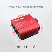Convertisseur Onduleur Solaire à Onde Sinusoïdale Modifiée Pretiosus 1000W, 12V/24V/48V CC vers 110V/220V CA pour Usage Domestique