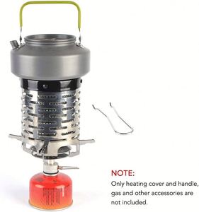 Réchaud de camping chauffant, couvercle chauffant pour mini-réchaud de camping, chauffage portable à gaz pour tente, intérieur et extérieur - Product Image 3