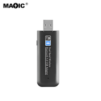 Adaptador WiFi USB 3.0 de 1300Mbps, Doble Banda 2.4G 5G, Adaptador de Red Inalámbrica BT5.0, Dongle WiFi para PC, Laptop, Computadora de Escritorio