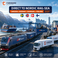 Transport ferroviaire Firebird vers la Bulgarie, FBA DDP Chine-Europe, suivi de fret en temps réel