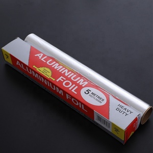 <b>Kitchen</b> Household Sliver Aluminum Foil <b>Paper</b> Packaging Food Grade Aluminium Foil Roll - Product Image 4
