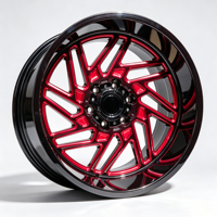 Nouvelles jantes en alliage 4x4 tout-terrain 20x12 et 22x12 Offset -44 Deep Lip 4x4