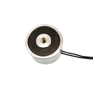 カスタム貫通穴取り付け電磁石 30kg保持力 <span class=keywords><strong>12v</strong></span> 24v DCミニ丸型電磁石 - Product Image 3