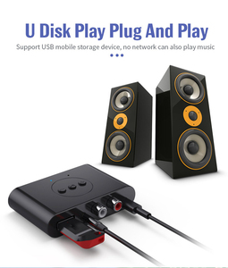 อะแดปเตอร์รับสัญญาณเสียงบลูทูธ5.3 NFC แจ็ค RCA 3.5มม. USB U Disk เล่นอัจฉริยะเสียงสเตอริโออะแดปเตอร์ไร้สายสำหรับทีวีชุดอุปกรณ์ <span class=keywords><strong>B21</strong></span>ในรถยนต์ - Product Image 4