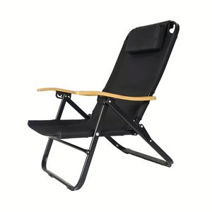 Fauteuil de camping pliant portable à dossier haut réglable en quatre positions pour extérieur, idéal pour la plage - Vente en gros - Product Image 3