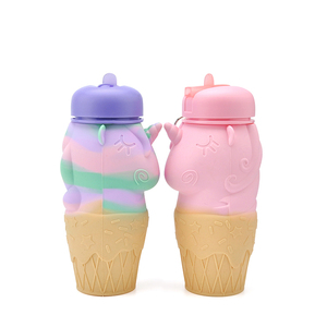 Bouteille d'eau pliable licorne pour enfants, Certification alimentaire sans BPA, <span class=keywords><strong>de</strong></span> qualité supérieure 1 pièce - Product Image 4