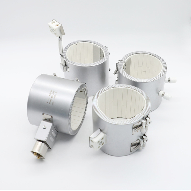 220v Plastic Injection Molding Machine High Temperature Electric Band Ceramic Ring Heater for Extruder