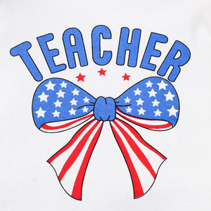 Traje infantil Día DE LA Independencia Impreso Niñas <span class=keywords><strong>Camiseta</strong></span> de manga corta Pantalones cortos 2 Conjuntos Conjunto de ropa de bebé de moda - Product Image 3